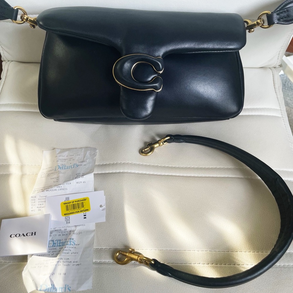Coach Tabby 26 pillow shoulder bag. Worn twice. Proof of purchase.